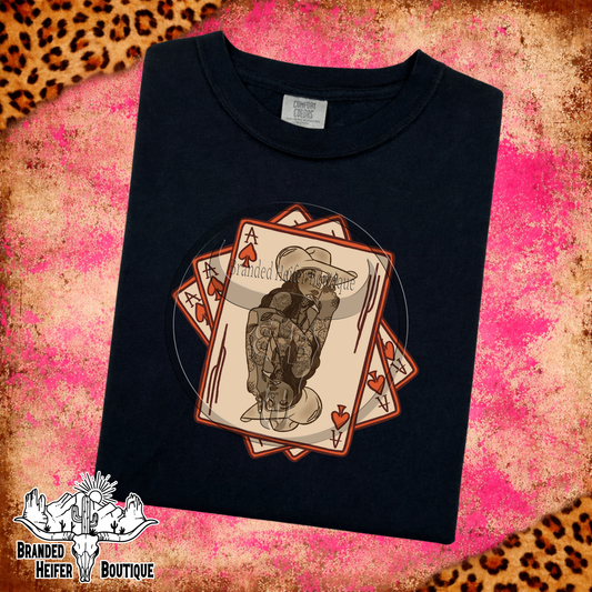 Ace of Spades Cowgirl T-Shirt