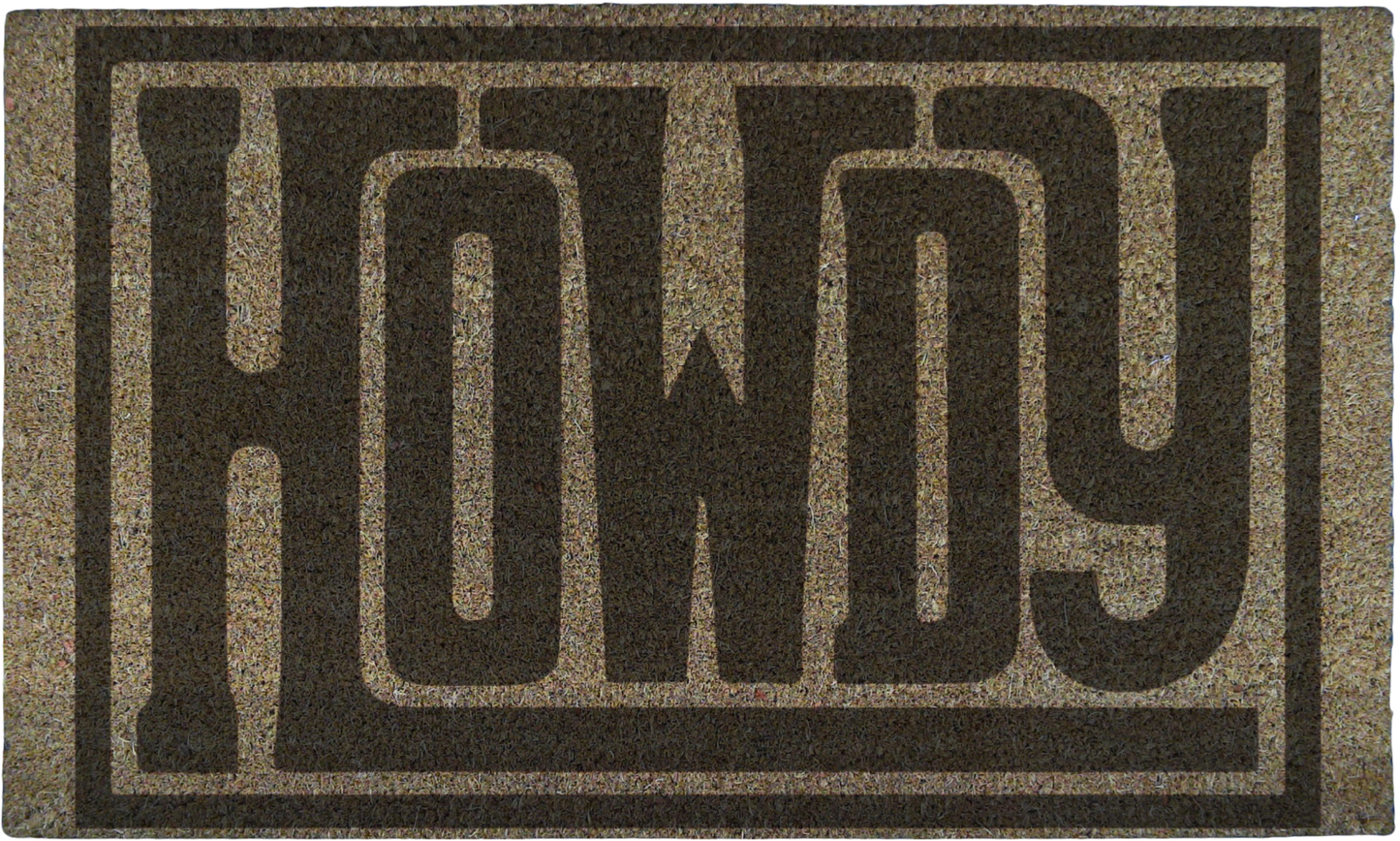 Howdy Door Mat