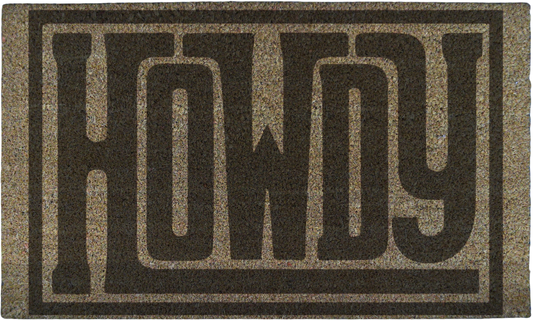 Howdy Door Mat