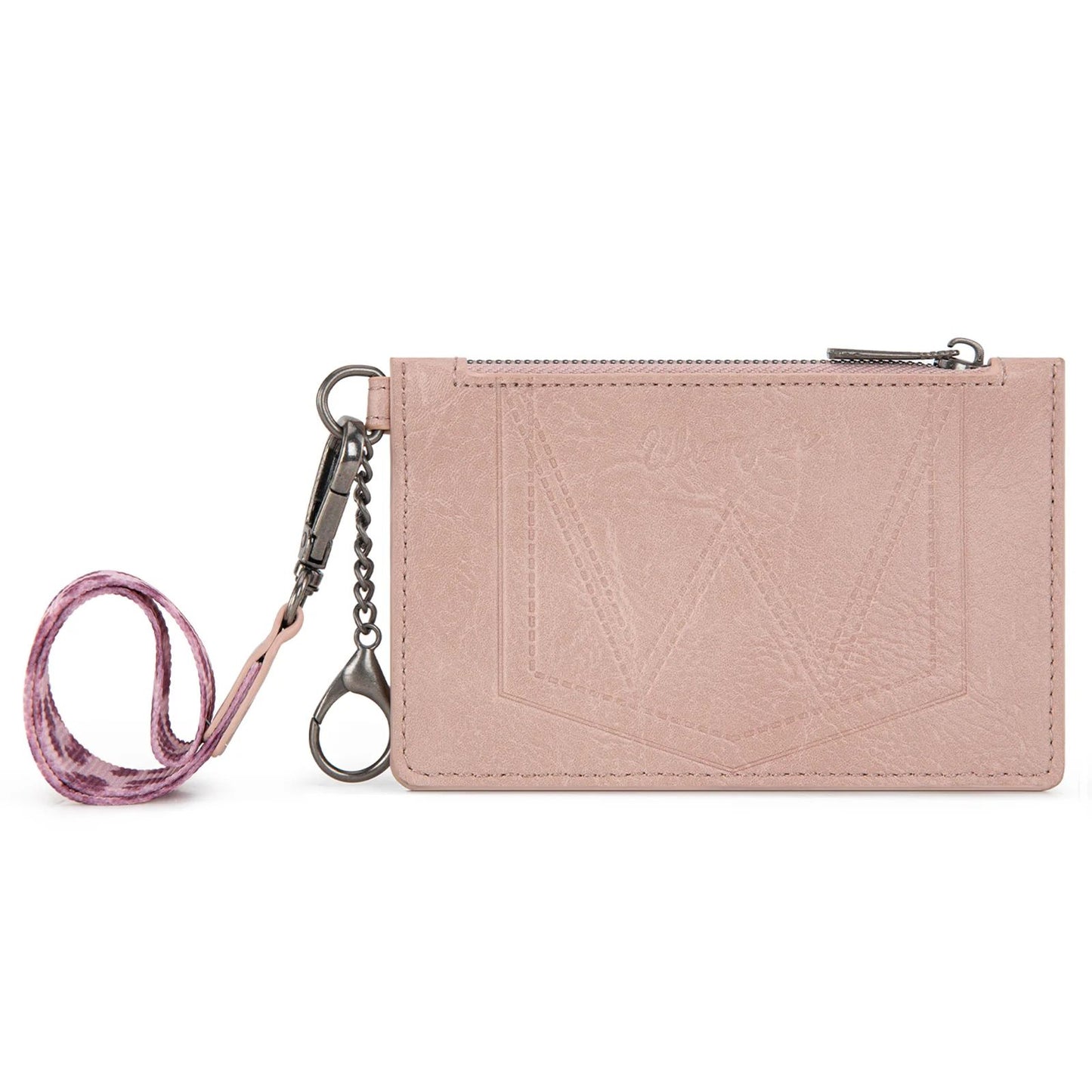 Wrangler Leopard Print Key Chain Wristlet Card Wallet