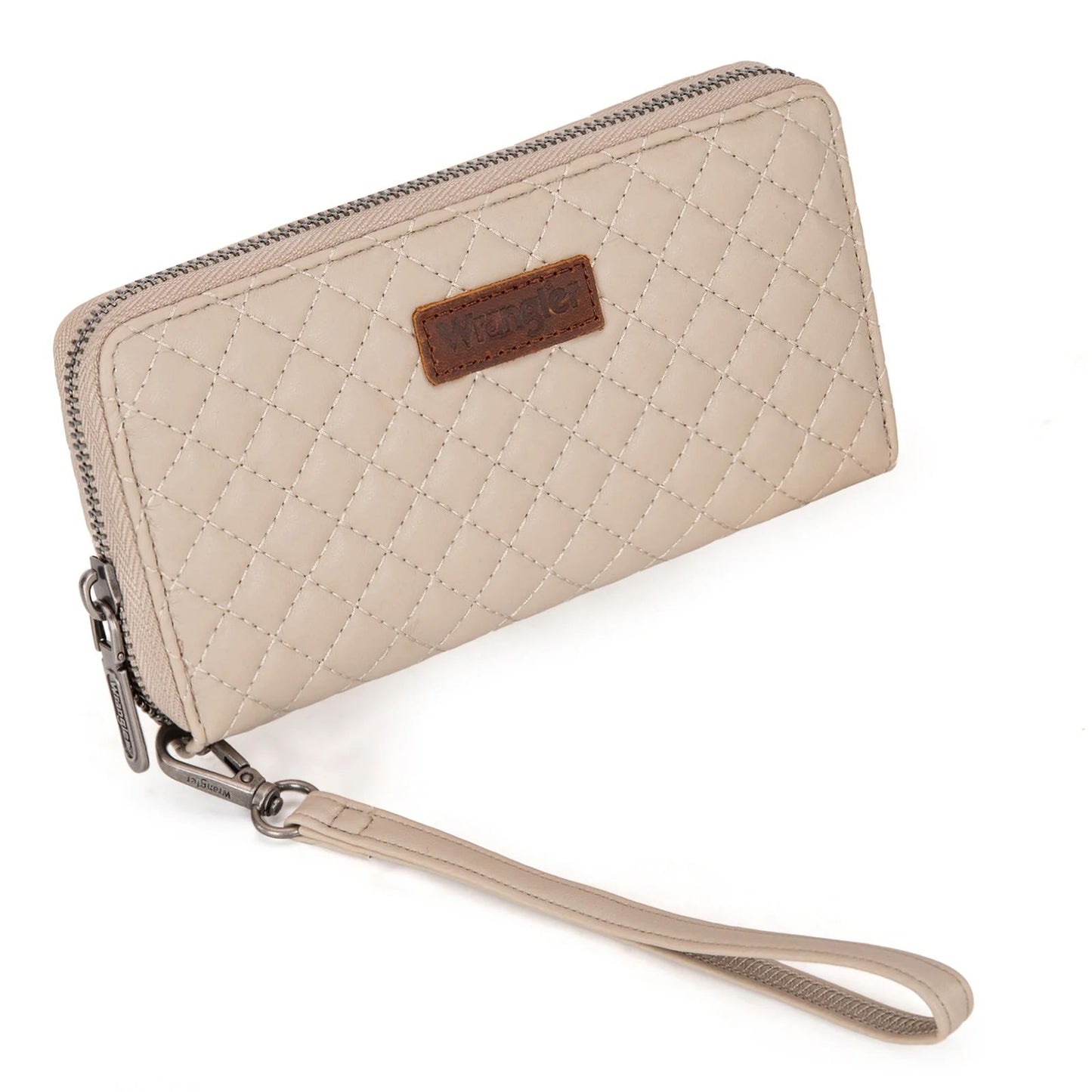 Wrangler Quilted Design RFID Wristlet Wallet