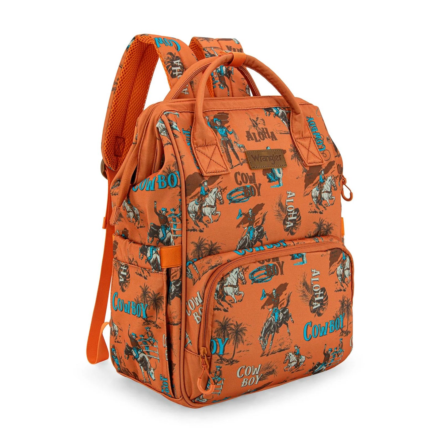 Wrangler Western Printed Callie Diaper Bag Backpack