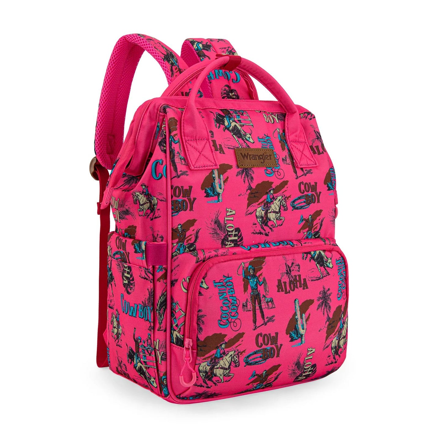 Wrangler Western Printed Callie Diaper Bag Backpack