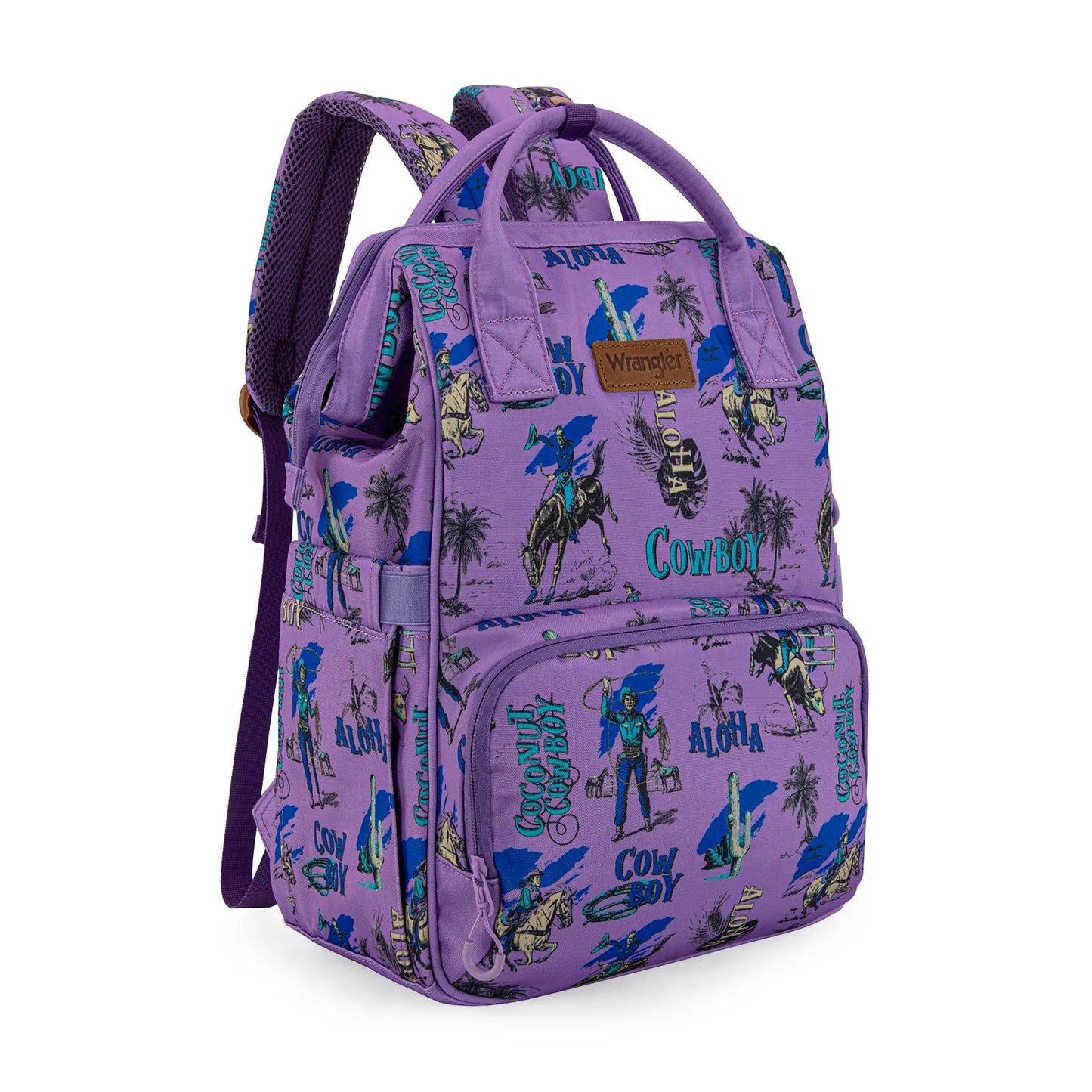 Wrangler Western Printed Callie Diaper Bag Backpack