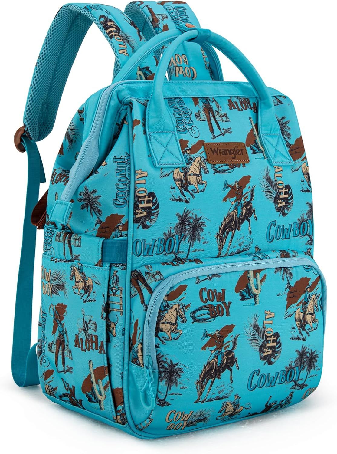 Wrangler Western Printed Callie Diaper Bag Backpack