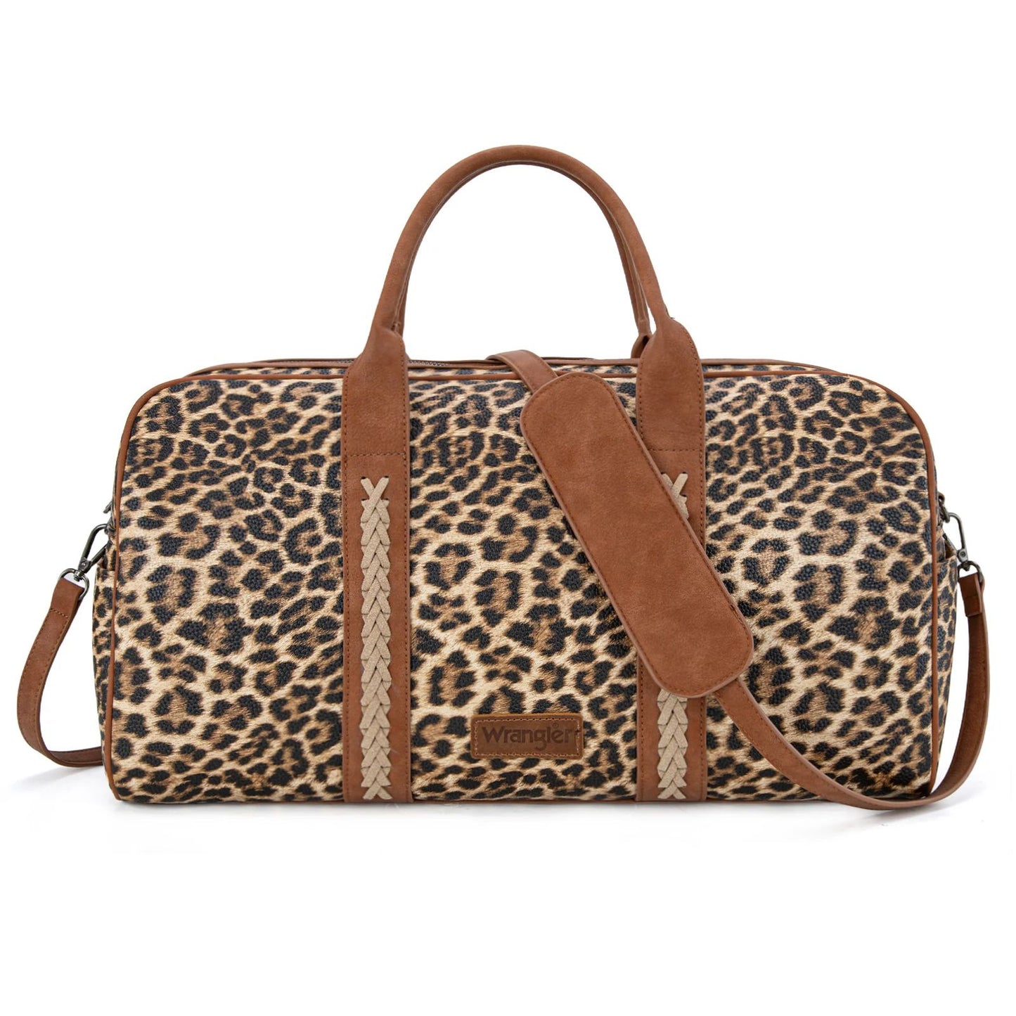 Wrangler Leopard Whipstitch Collection Duffle Bag
