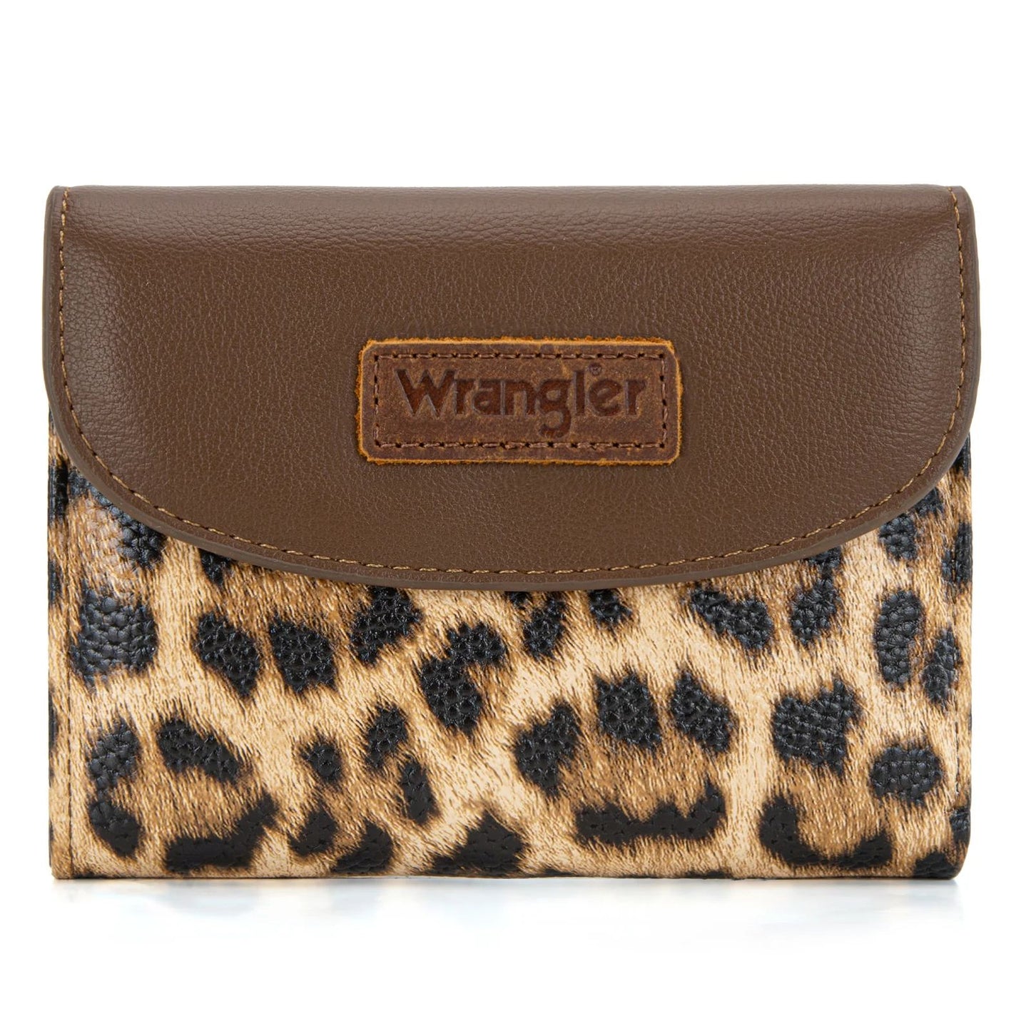 Wrangler Tri-Fold Wallet – Leopard & Pink Leopard
