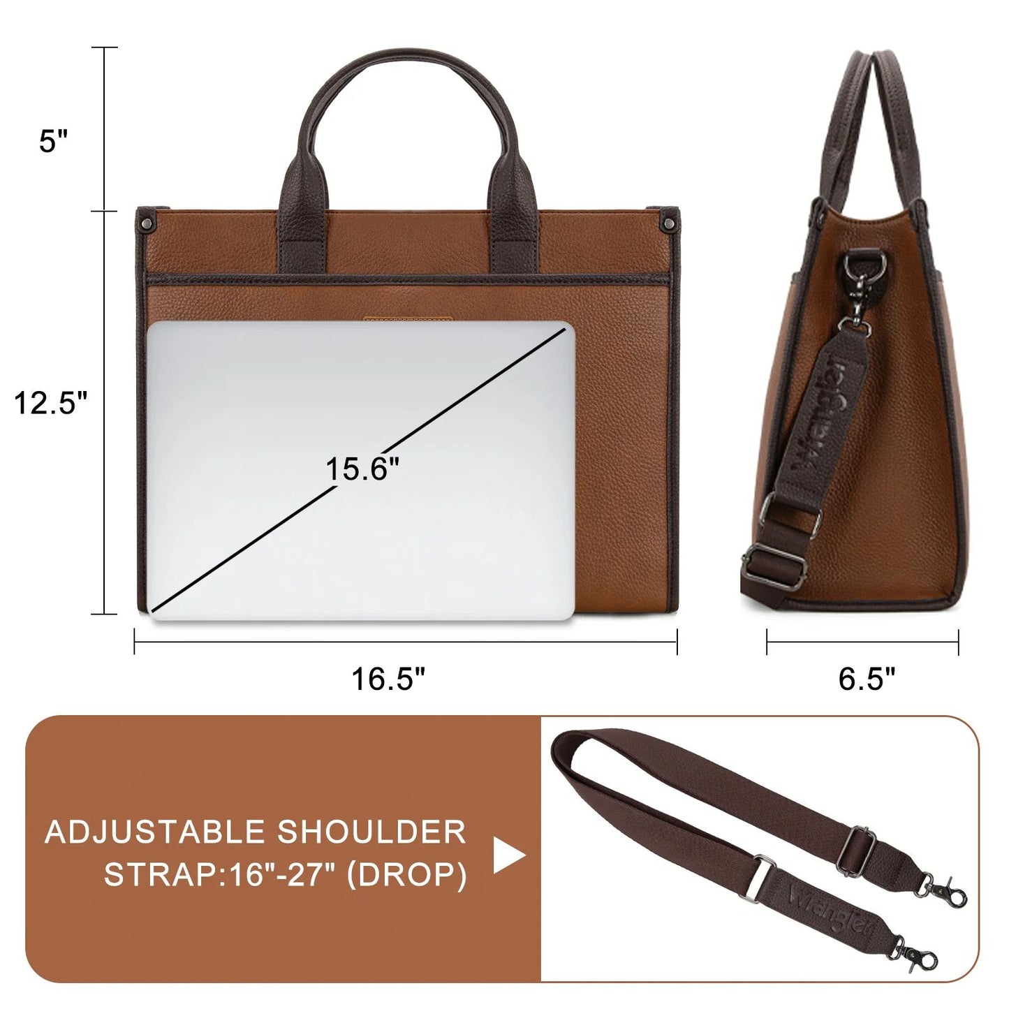 Wrangler Carry-All Large Tote – Work Crossbody Tote