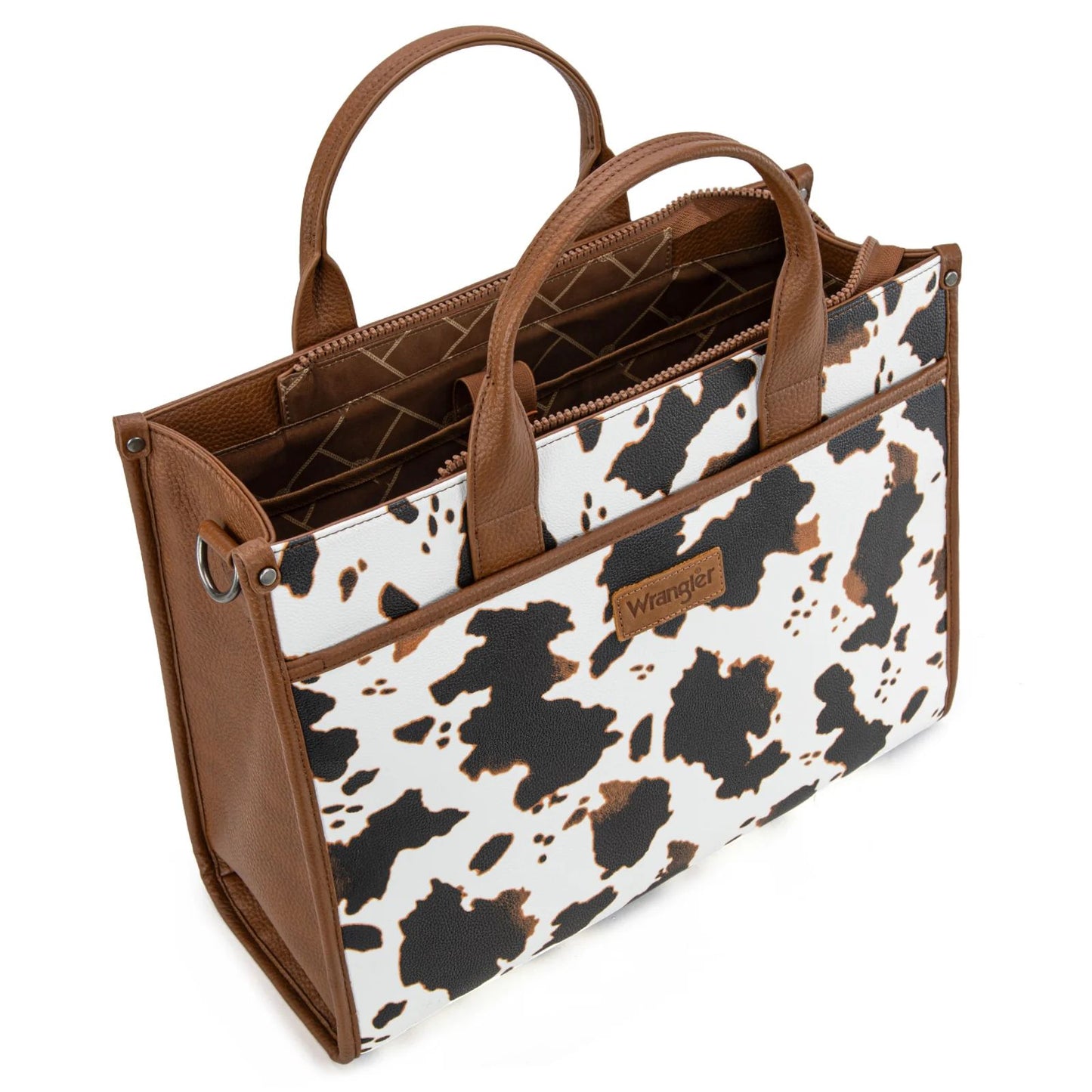 Animal Print Wrangler Carry-All Large Tote – Work Tote Crossbody