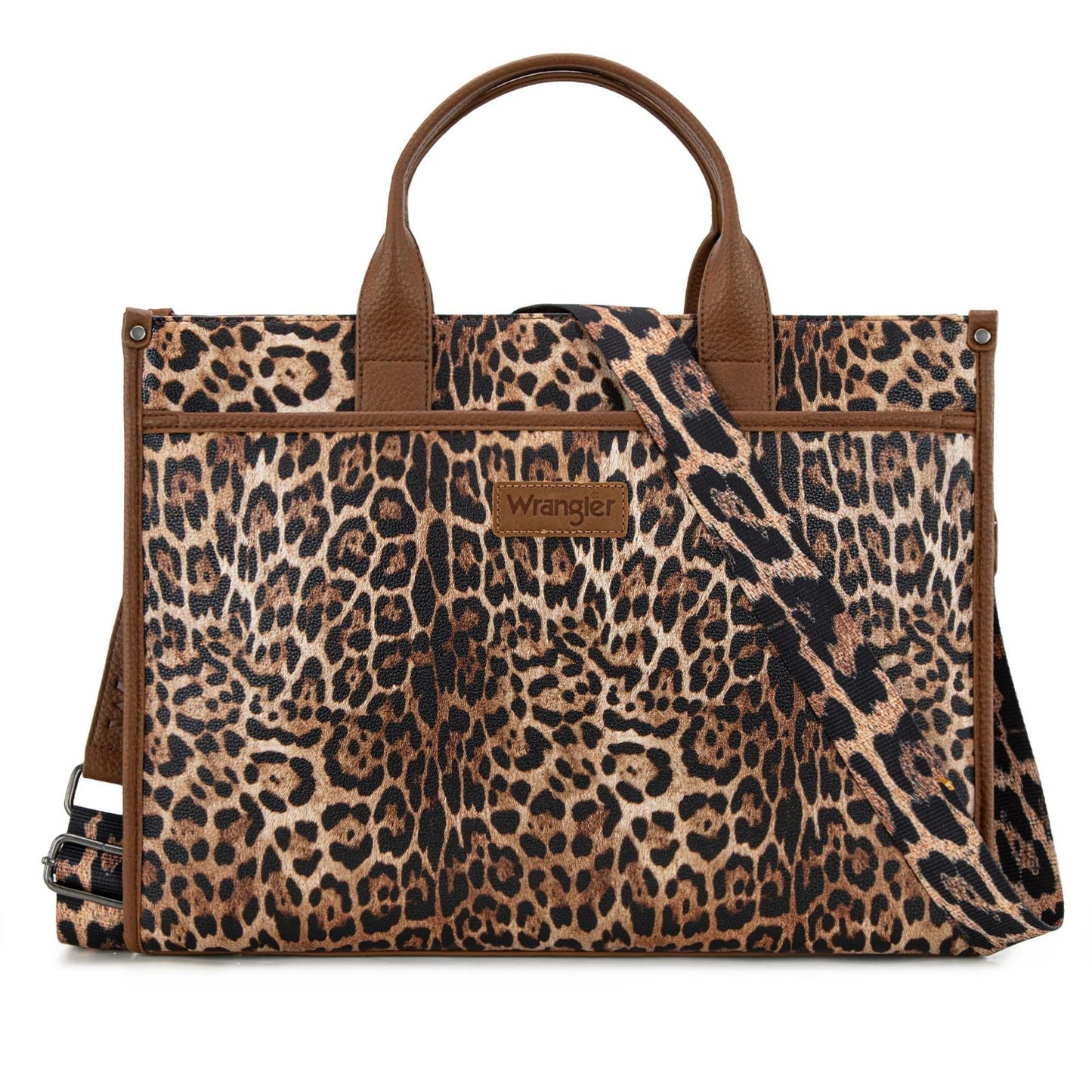 Animal Print Wrangler Carry-All Large Tote – Work Tote Crossbody