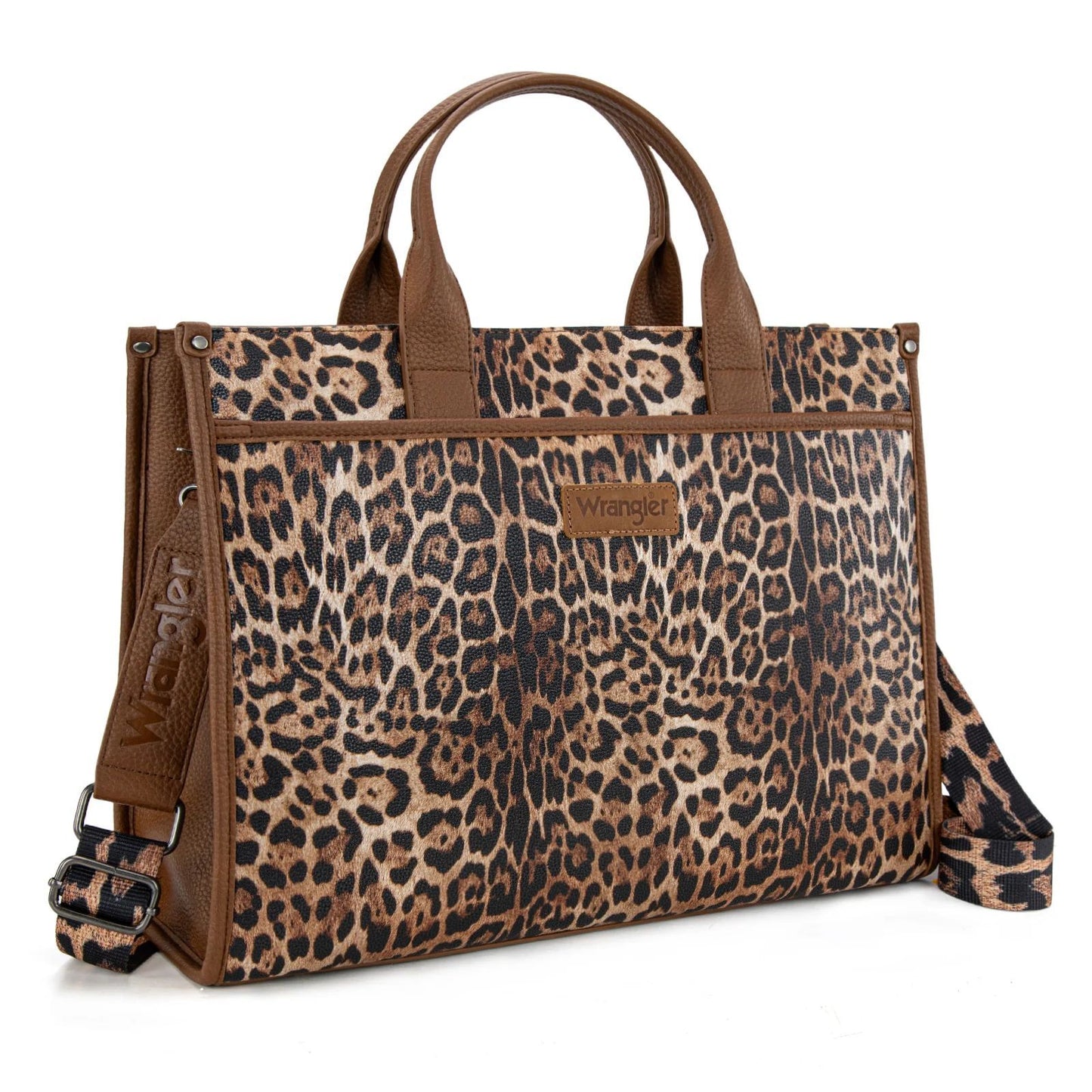 Animal Print Wrangler Carry-All Large Tote – Work Tote Crossbody