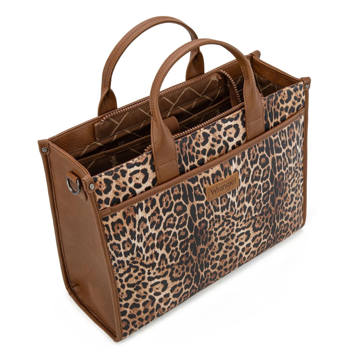 Animal Print Wrangler Carry-All Large Tote – Work Tote Crossbody