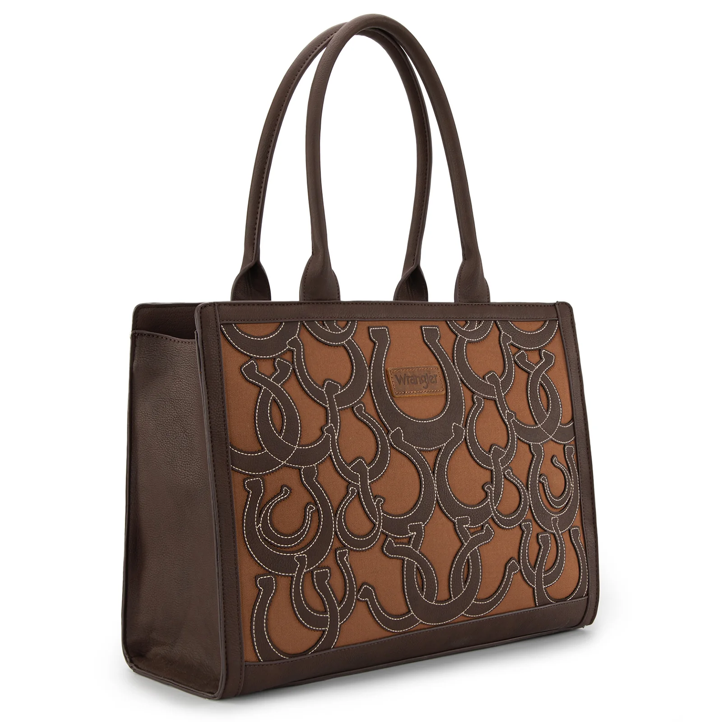 Wrangler Horseshoe Cutout Carry-All Large Tote Bag
