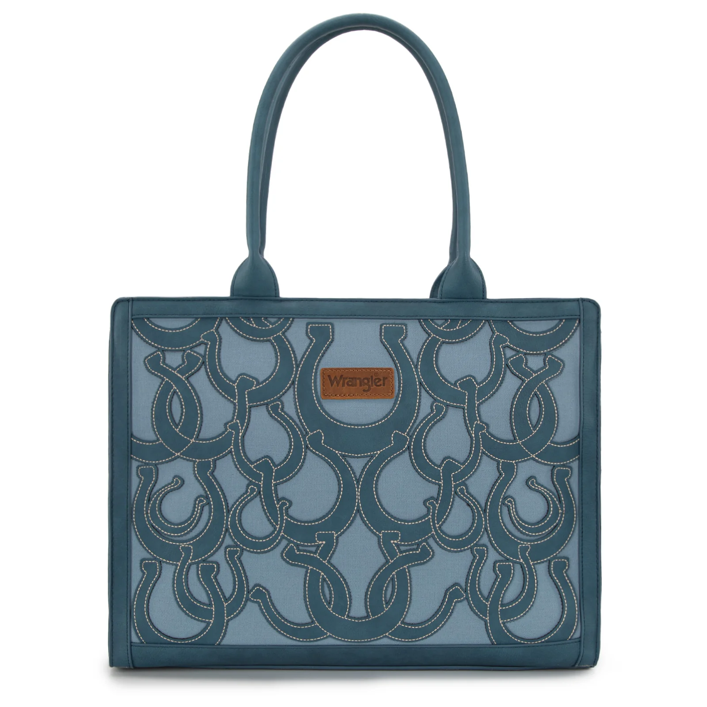 Wrangler Horseshoe Cutout Carry-All Large Tote Bag