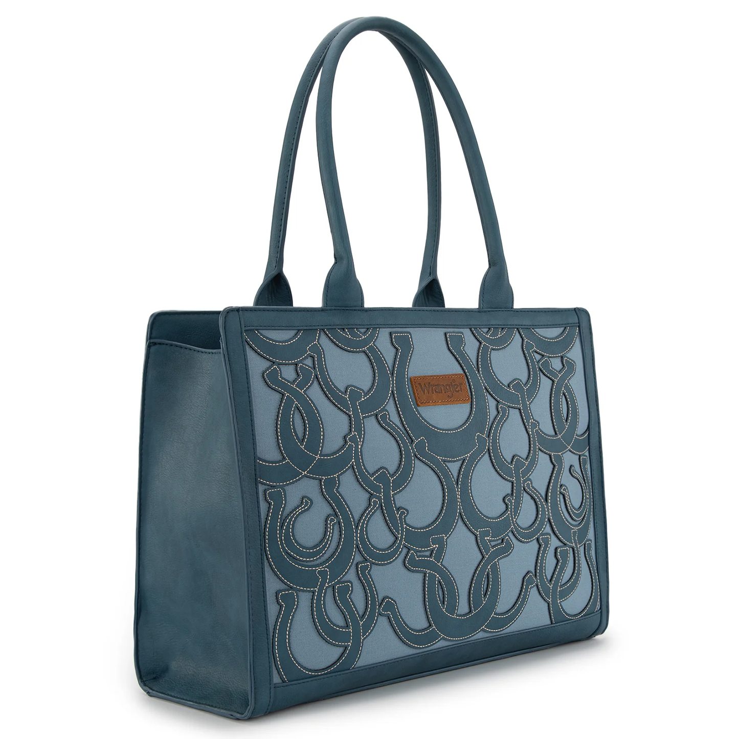 Wrangler Horseshoe Cutout Carry-All Large Tote Bag