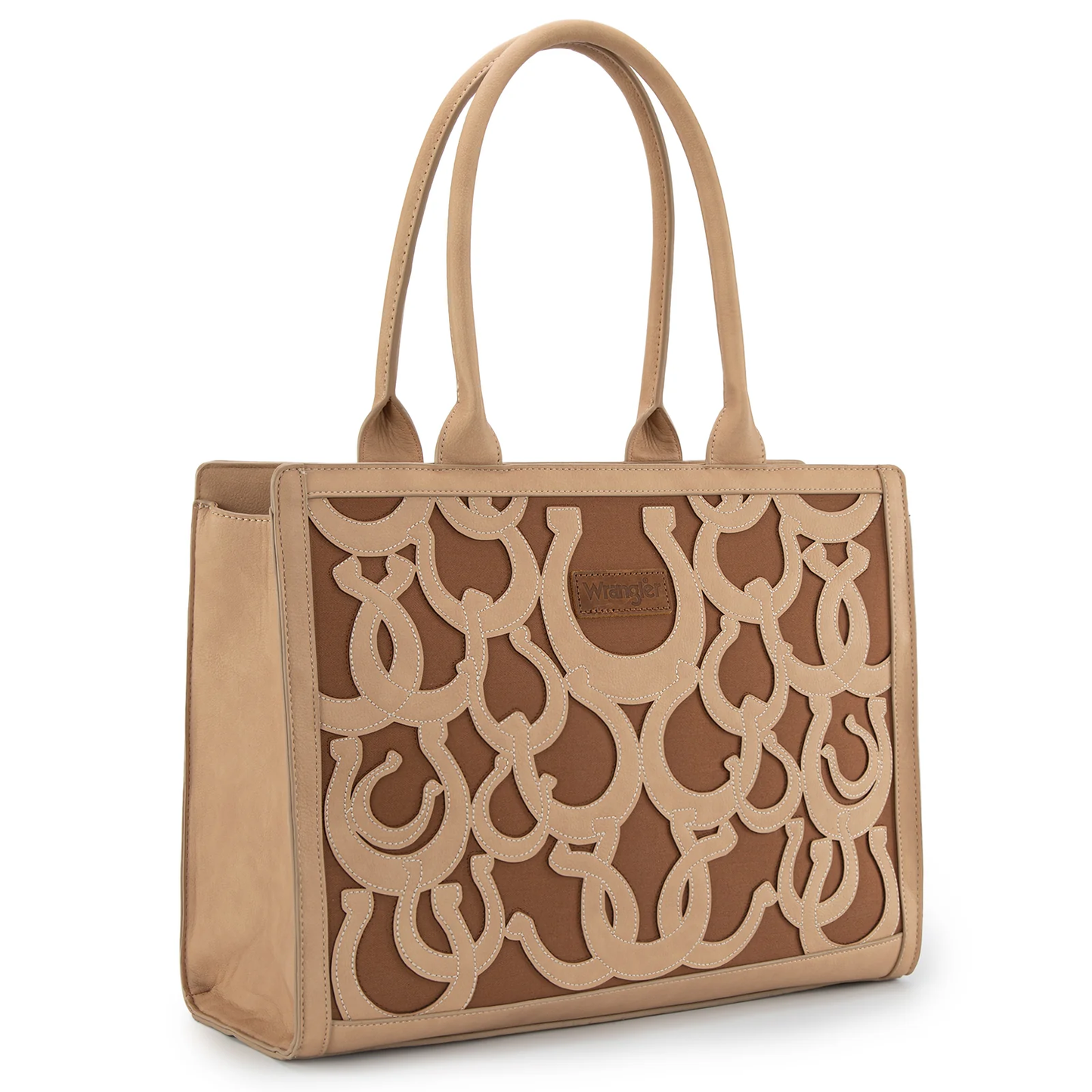 Wrangler Horseshoe Cutout Carry-All Large Tote Bag