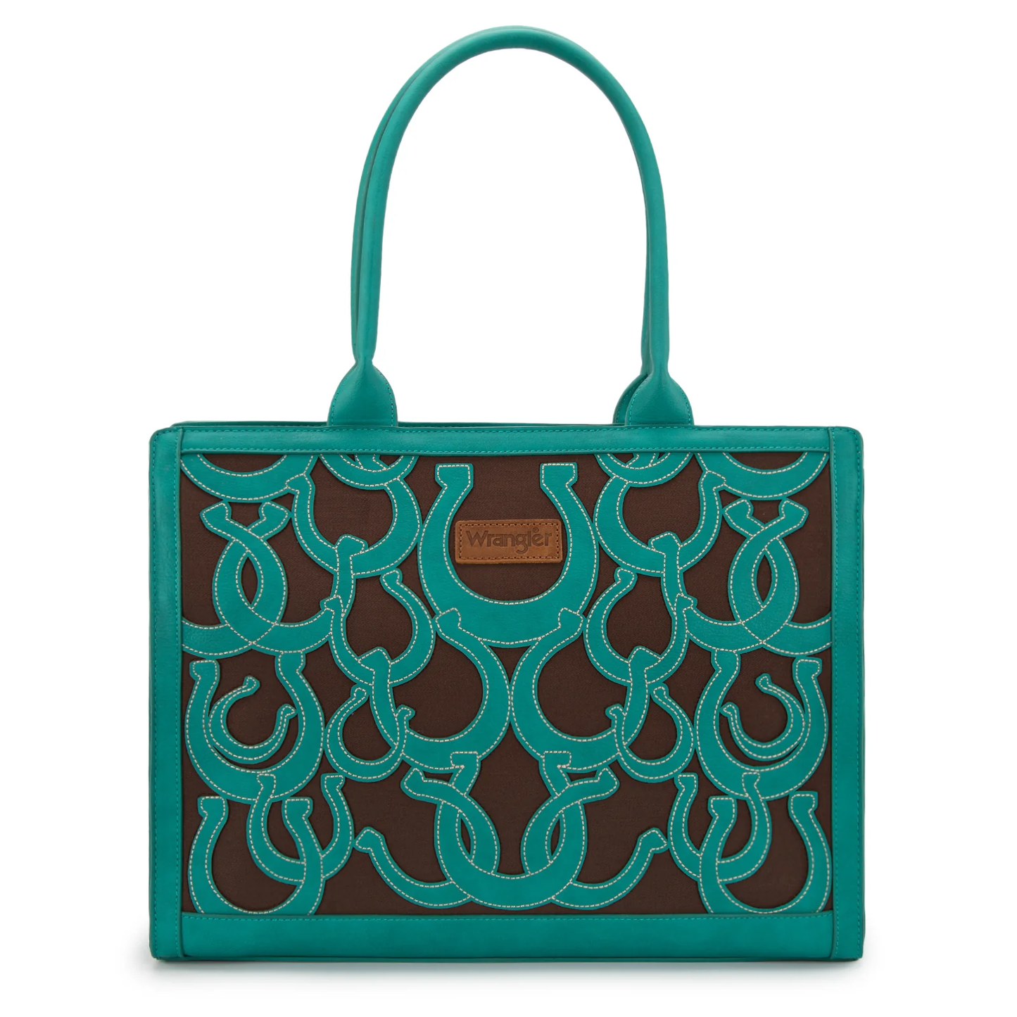 Wrangler Horseshoe Cutout Carry-All Large Tote Bag