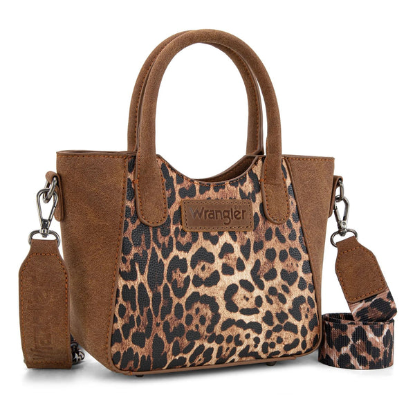 Wrangler Leopard Print Crossbody Bag