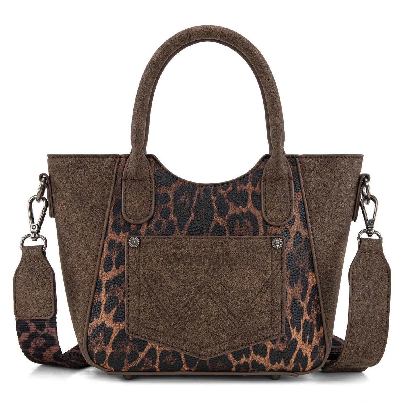 Wrangler Leopard Print Crossbody Bag