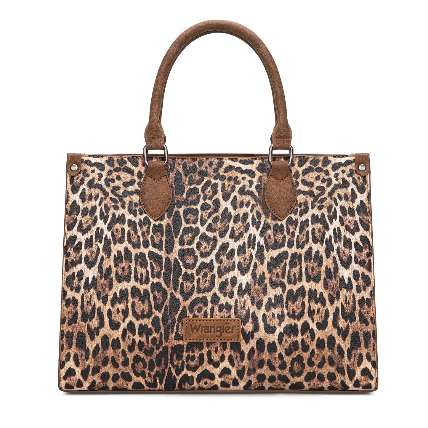 Wrangler Leopard Print Wide Tote Bag