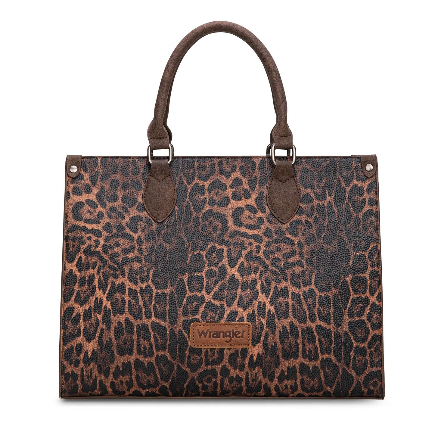 Wrangler Leopard Print Wide Tote Bag