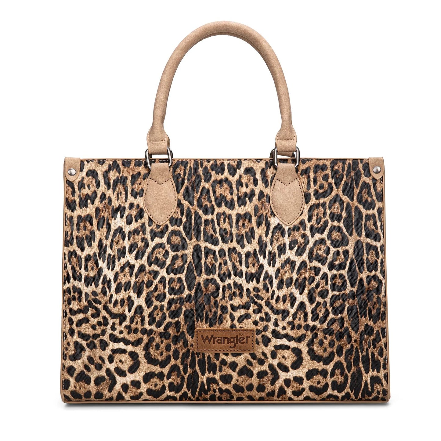 Wrangler Leopard Print Wide Tote Bag
