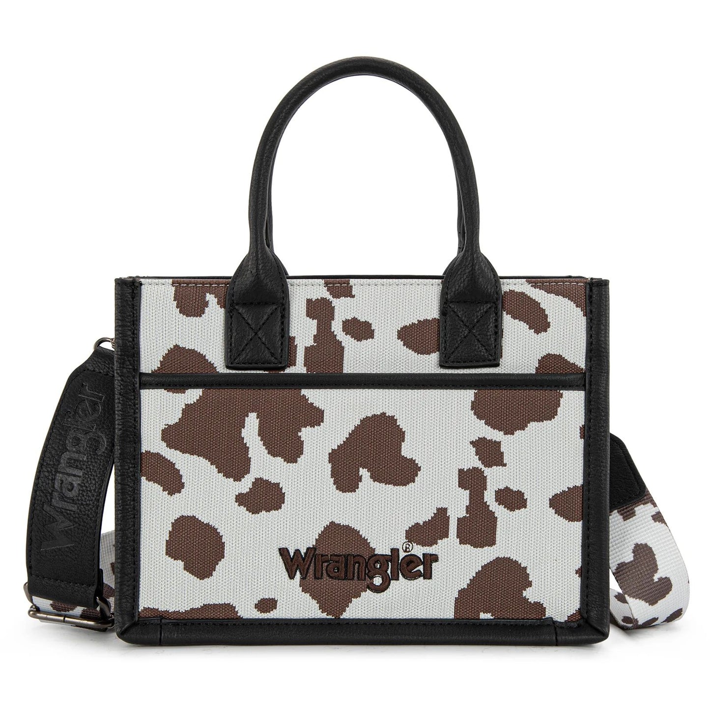Wrangler Cow Print Crossbody Tote