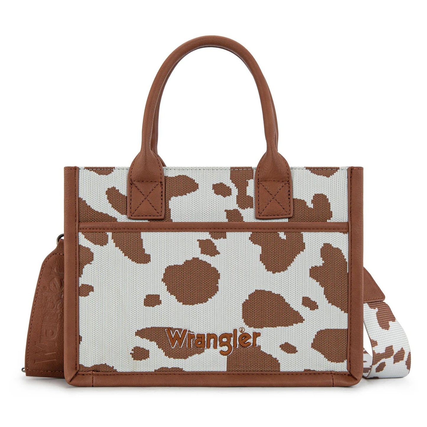 Wrangler Cow Print Crossbody Tote