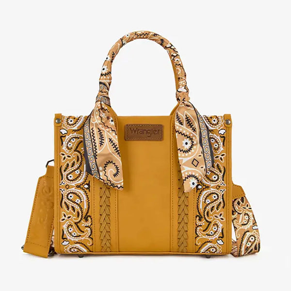Wrangler Bandana Paisley Print Crossbody Tote