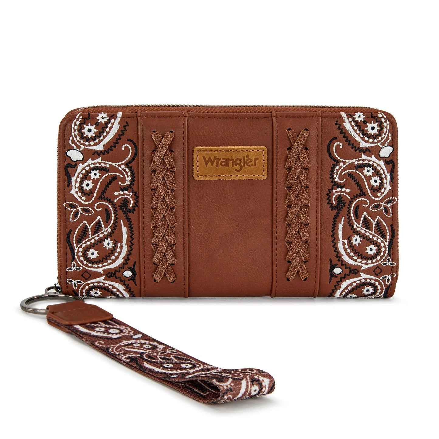 Wrangler Bandana Paisley Print Wallet Wristlet