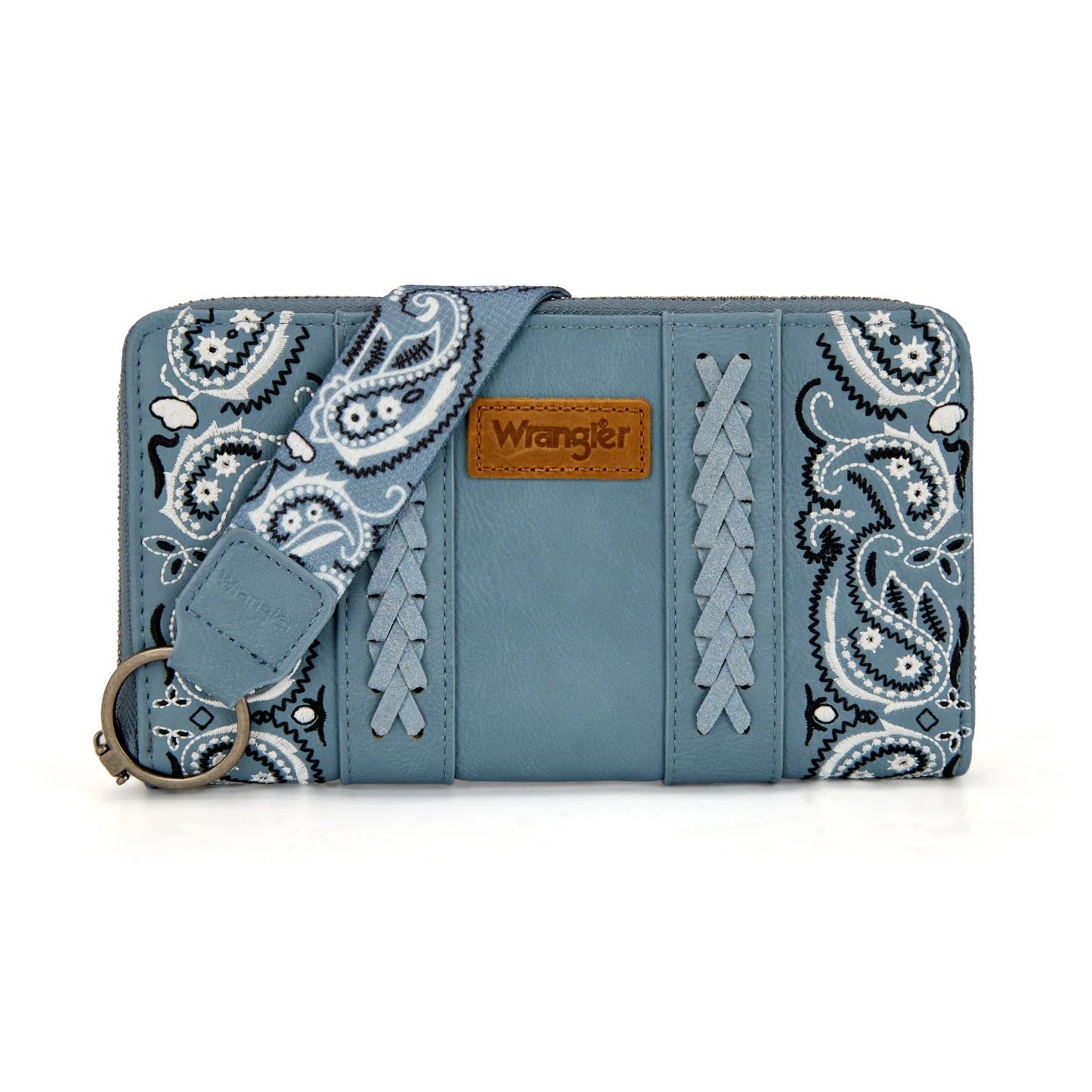 Wrangler Bandana Paisley Print Wallet Wristlet