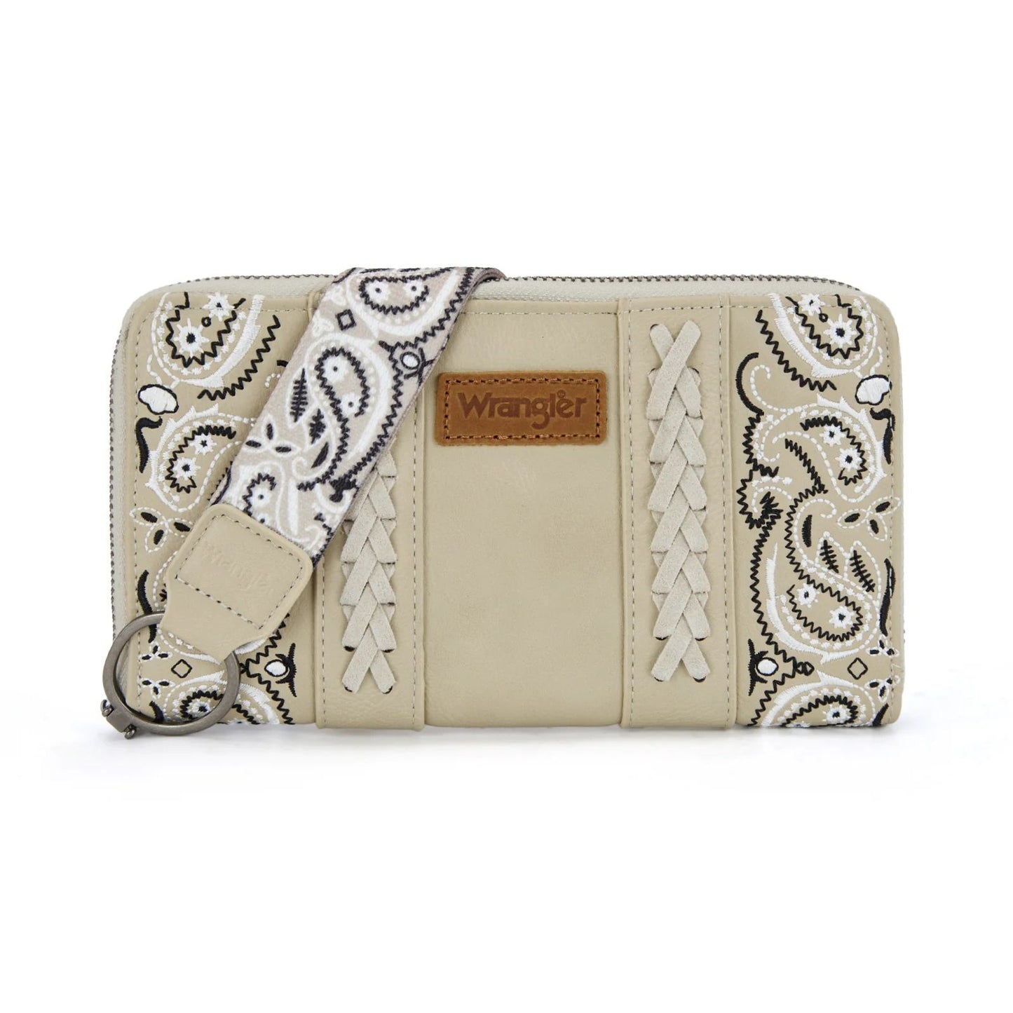 Wrangler Bandana Paisley Print Wallet Wristlet