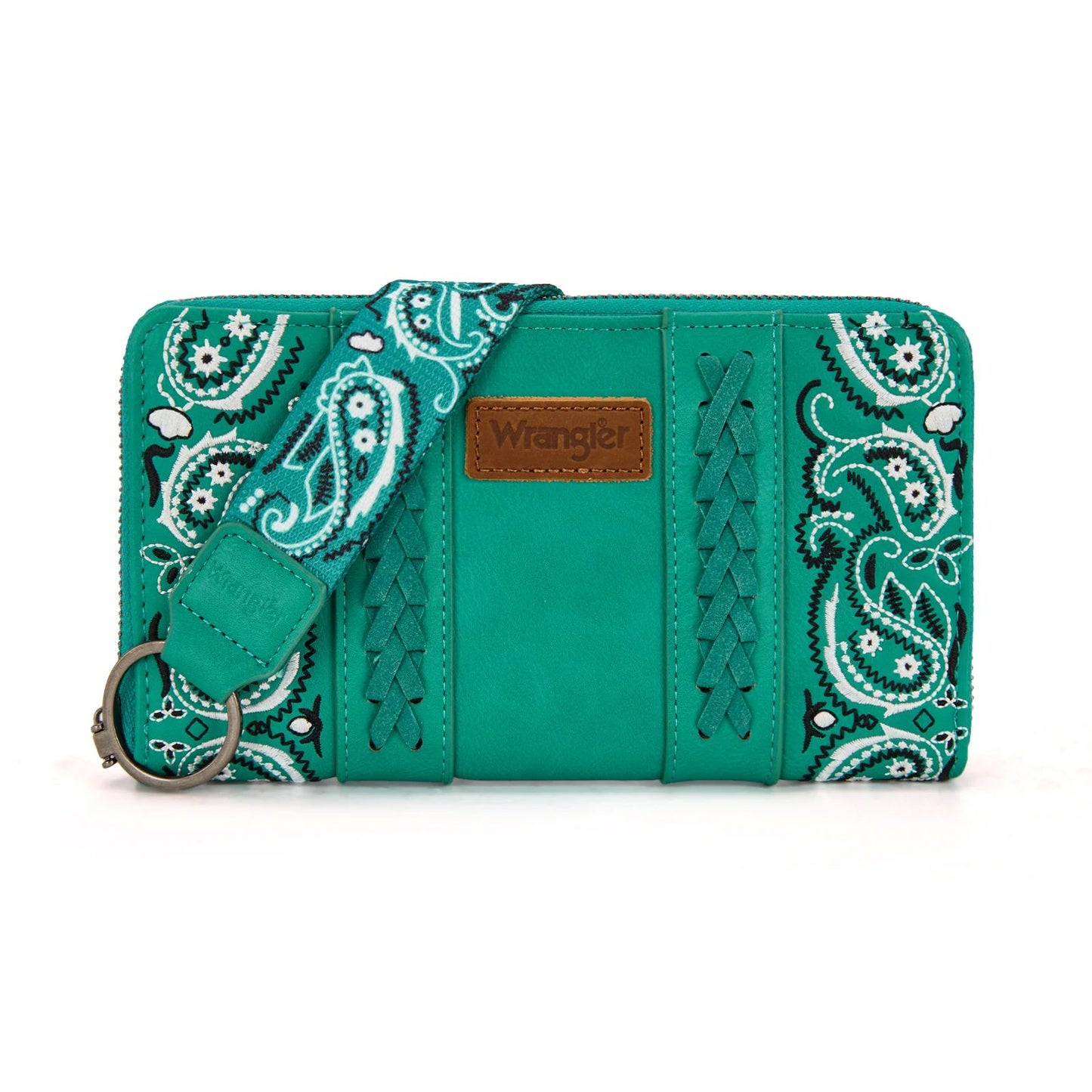 Wrangler Bandana Paisley Print Wallet Wristlet
