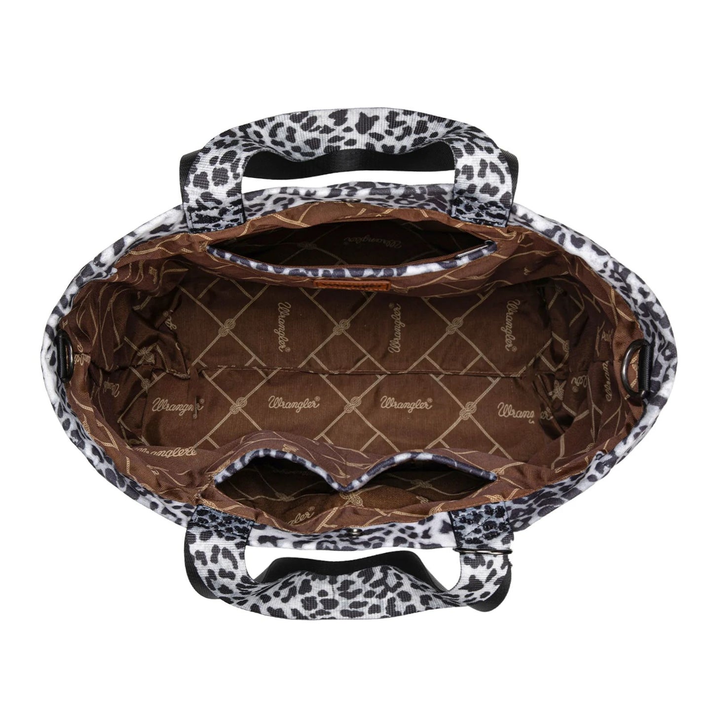 Wrangler Leopard Print Large Crossbody Tote