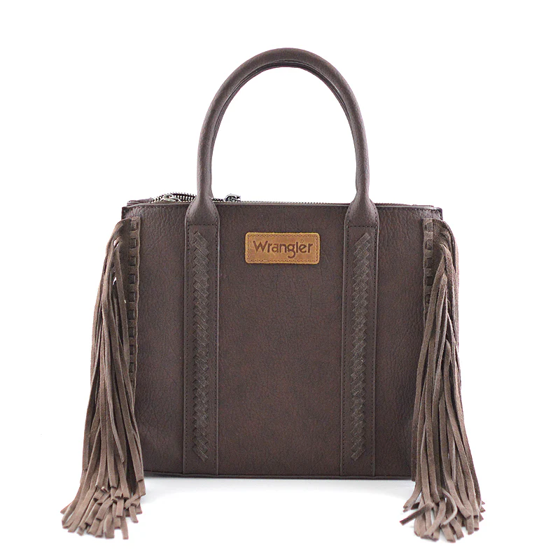 Wrangler Western Fringe Handbag Crossbody Tote