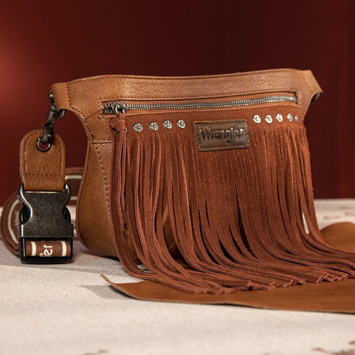 Wrangler Fringe Crossbody Fanny Pack