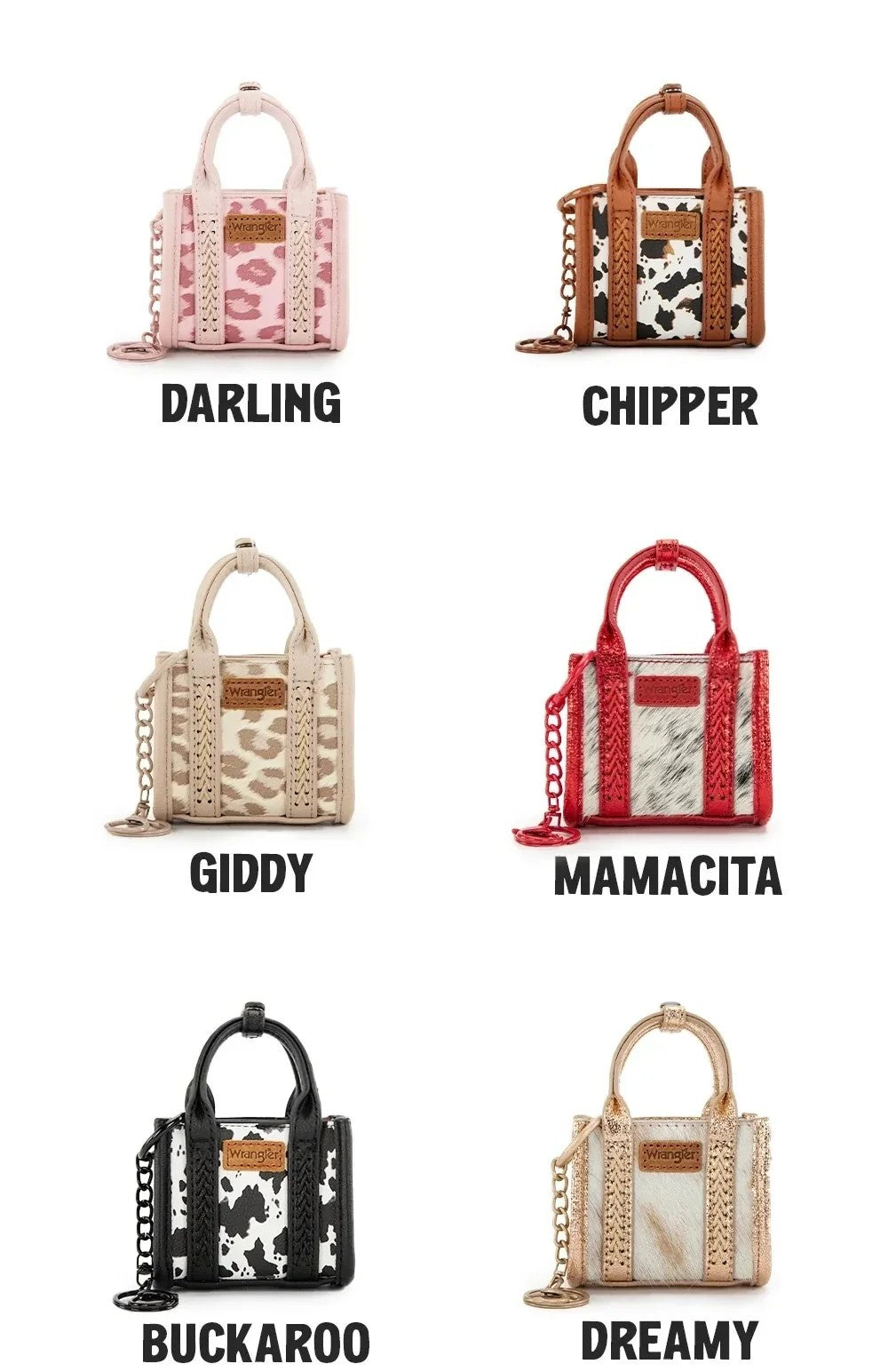 Wrangler Mini Funsize Tote Blind Box Suprise Gift for Holiday