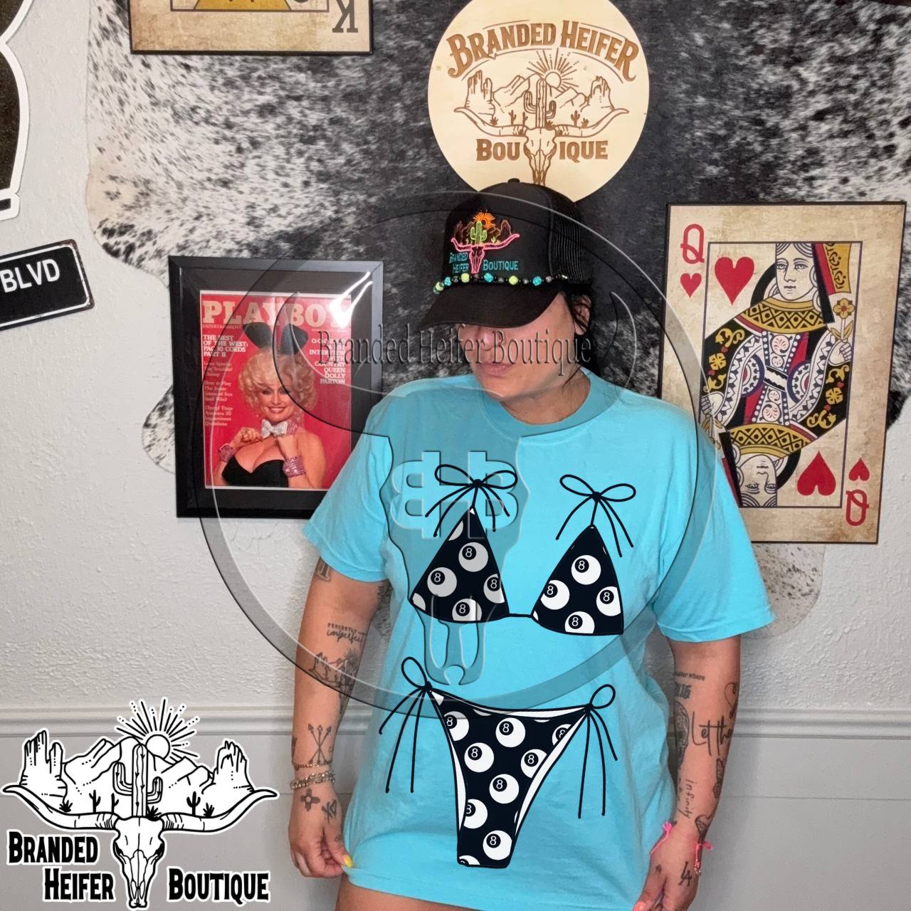 8 Ball Bikini Tee