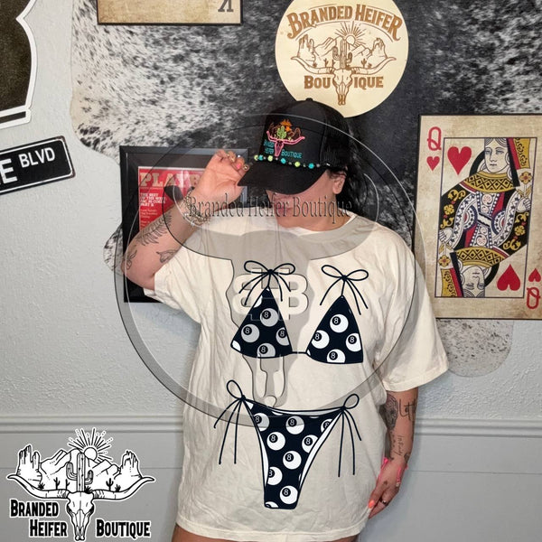 8 Ball Bikini Tee
