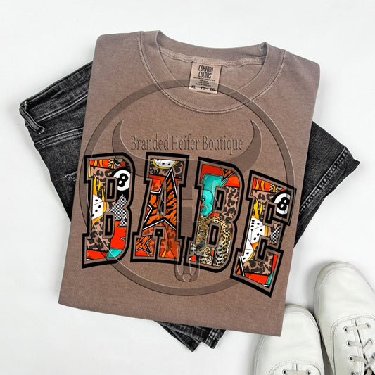 Wild Babe Collage T-Shirt