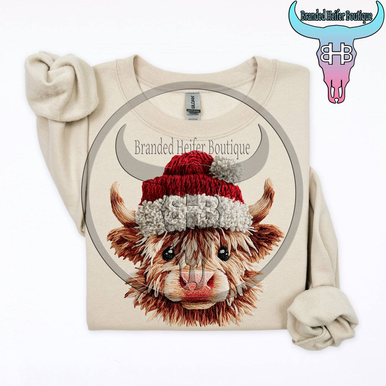 Merry Heifer Christmas Crewneck