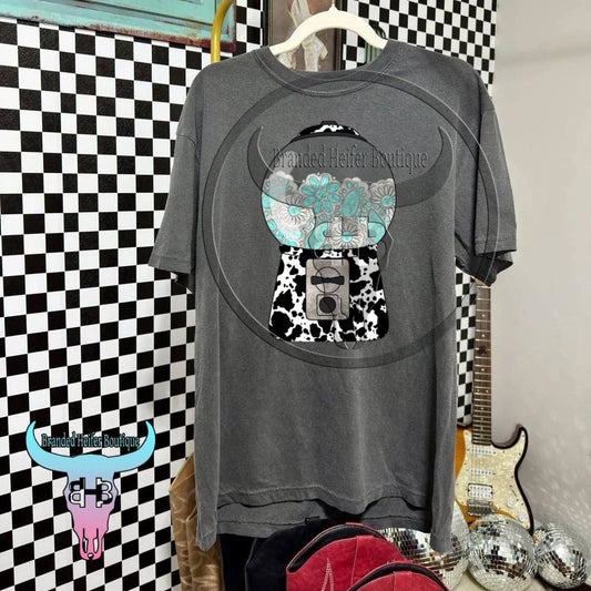 Cow Print Gumball Machine T-Shirt