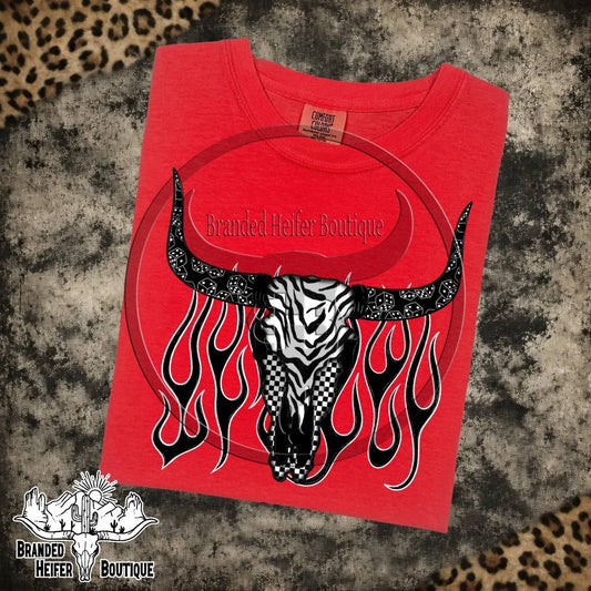 Wildfire Skull T-Shirt