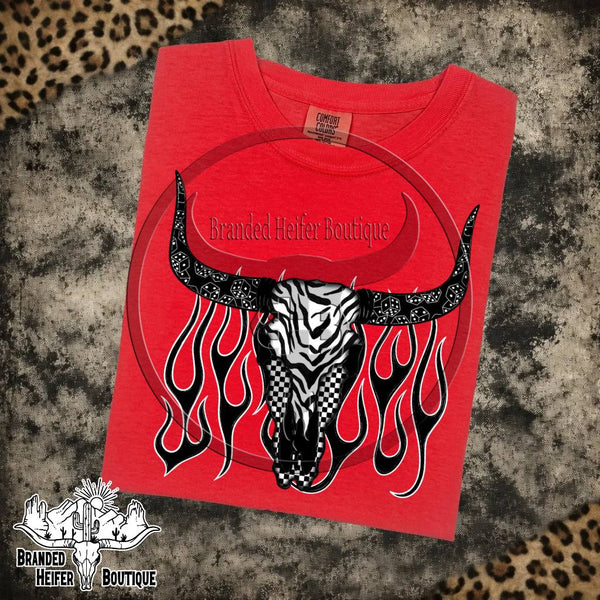 Wildfire Skull T-Shirt