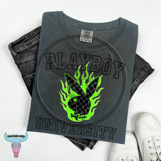 Bunny University Yallternative Tee | Playboy-Inspired Graphic T-Shirt