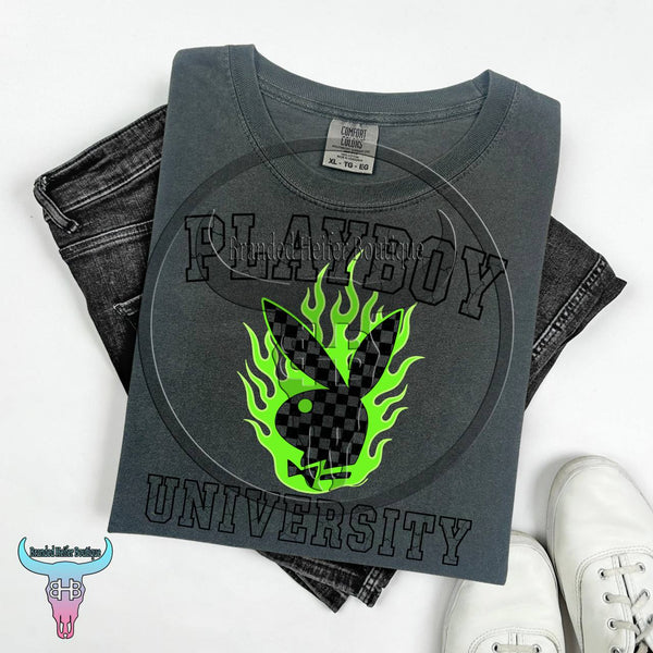 Bunny University Yallternative Tee | Playboy-Inspired Graphic T-Shirt