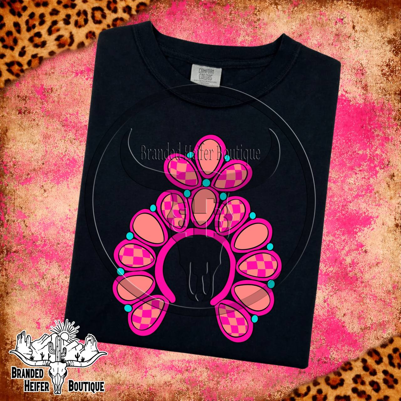Electric Pink Squash Blossom T-Shirt