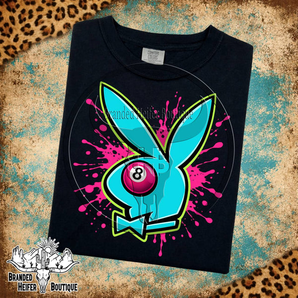 Neon 8 Ball Bunny T-Shirt
