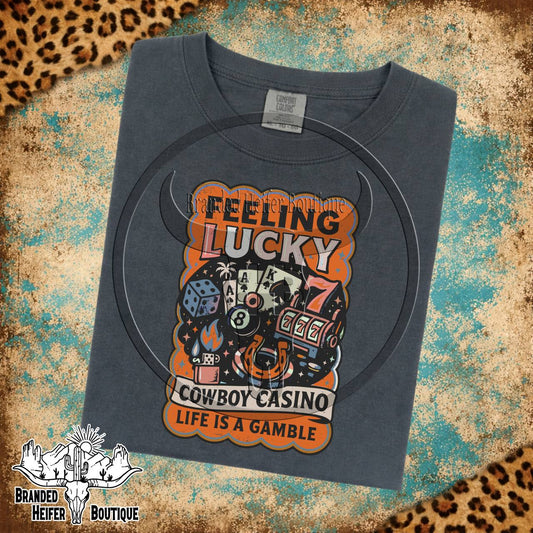Feeling Lucky Cowboy Casino T-Shirt