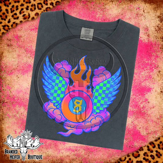 Neon Lucky Wings T-Shirt